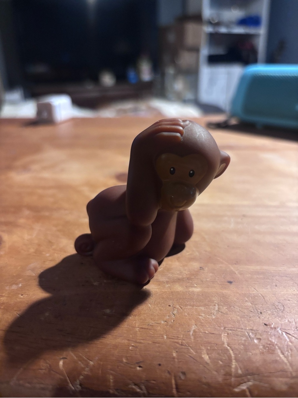Fisher-Price Little People Brown Monkey Figure Kids Toy -